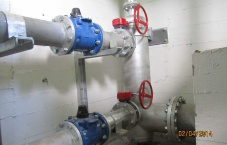 3 deposito zalia camara de llaves deposito conexion con red de cadasa y medicion de caudal